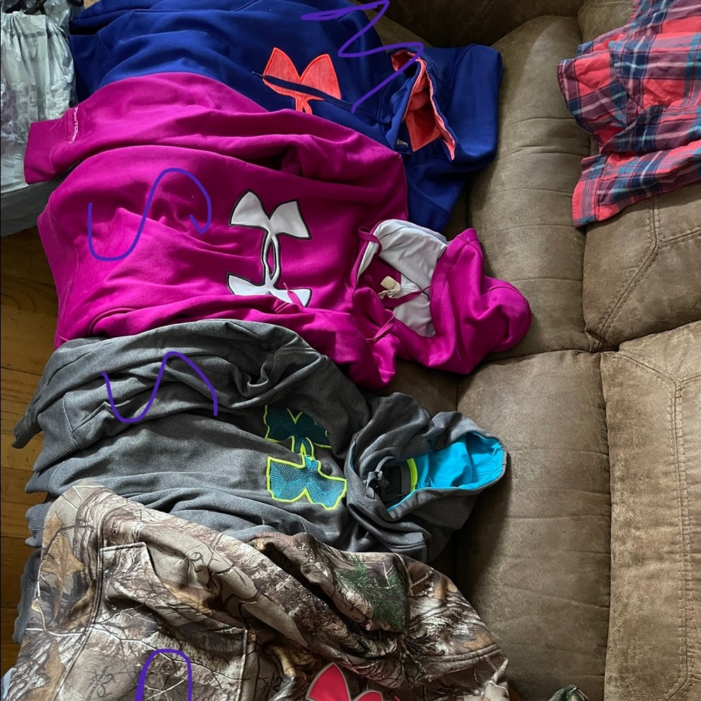 4 Under Armour Hoodies!